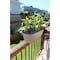 Emsco Group Self-Watering Rail Planter Grow Box, 24in Weatherproof Resin Planter, Up to 6in Railings, Sand 2430-1 - alternate 3